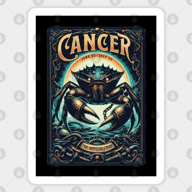 Dark Fantasy Cancer Magnet by HolidayBug